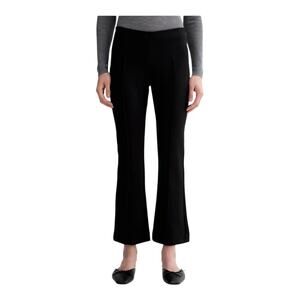 Everlane Kick Flare Crop Pant Careerwear Capsule Travel Black Size Medium